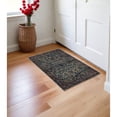 thumbnail image 1 of HomeRoots 3' X 5' Blue And Purple Oriental Power Loom Area Rug, 1 of 6