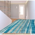 thumbnail image 1 of 3' X 8' Blue Ombre Tufted Handmade Runner Rug, 1 of 10