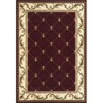 thumbnail image 1 of HomeRoots  3 ft. 3 in. x 4 ft. 11 in. Polypropylene Red Area Rug - Red - 3 ft. 3 in. x 4 ft. 11 in., 1 of 1