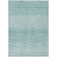 thumbnail image 1 of HomeRoots 587392 3 x 5 ft. Abstract Washable Indoor & Outdoor Rectangle Area Rug, Aqua & Ivory, 1 of 1
