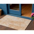 thumbnail image 1 of HomeRoots 580274 3 x 5 ft. Abstract Washable Indoor & Outdoor Rectangle Area Rug, Terra Cotta, Copper & Ivory, 1 of 1