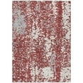 thumbnail image 1 of HomeRoots 612941 3 x 5 ft. Burgundy & Ivory Abstract Washable Indoor & Outdoor Rectangle Area Rug, 1 of 1