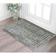 thumbnail image 1 of HomeRoots 570843 3 x 5 ft. Charcoal & Gray Medallion Rectangle Area Rug, 1 of 1