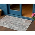 thumbnail image 1 of HomeRoots 632113 3 x 5 ft. Copper & Gray Abstract Washable Indoor & Outdoor Rectangle Area Rug, 1 of 1