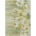 thumbnail image 1 of HomeRoots 582770 3 x 5 ft. Floral Washable Indoor & Outdoor Rectangle Area Rug, Sage, Fern Green & Ivory, 1 of 1