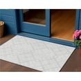 thumbnail image 1 of HomeRoots 578394 3 x 5 ft. Geometric Washable Indoor & Outdoor Rectangle Area Rug, Ivory, Beige & Tan, 1 of 1