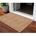 thumbnail image 1 of HomeRoots 583396 3 x 5 ft. Geometric Washable Indoor & Outdoor Rectangle Area Rug, Terra Cotta, Copper & Beige, 1 of 5