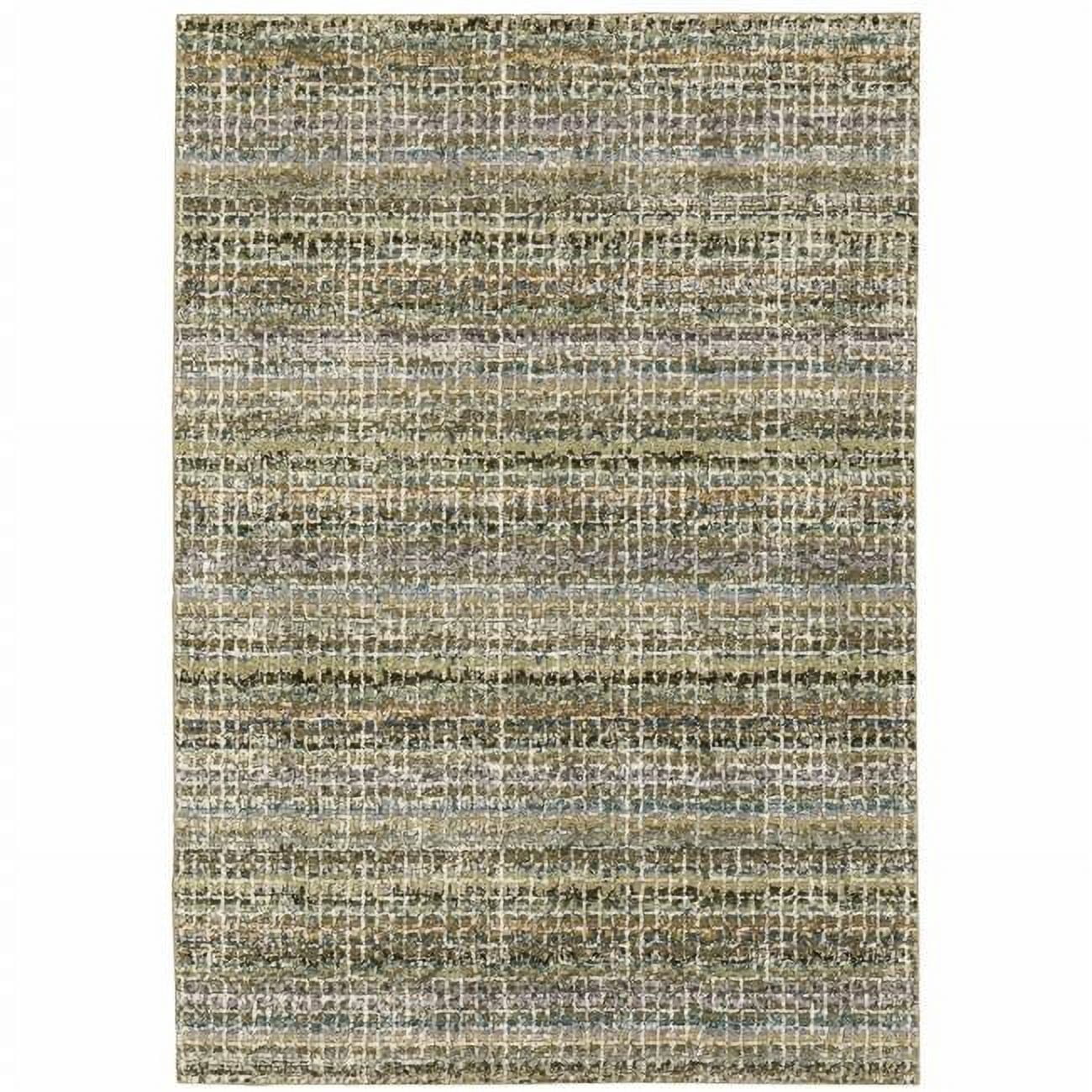 Power Rug 10' X 13' Blue and Ivory Abstract Power Loom Area Rug - Walmart.com