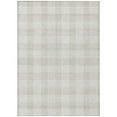 thumbnail image 1 of HomeRoots 595403 3 x 5 ft. Ivory & Beige Plaid Washable Indoor & Outdoor Rectangle Area Rug, 1 of 1