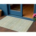 thumbnail image 1 of HomeRoots 607962 3 x 5 ft. Mint Green Striped Washable Indoor & Outdoor Rectangle Area Rug, 1 of 1