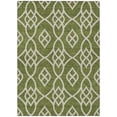 thumbnail image 1 of HomeRoots 592119 3 x 5 ft. Olive Green & Ivory Trellis Washable Indoor & Outdoor Rectangle Area Rug, 1 of 1