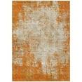 thumbnail image 1 of HomeRoots 612340 3 x 5 ft. Orange & Ivory Abstract Washable Indoor & Outdoor Rectangle Area Rug, 1 of 1