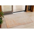 thumbnail image 1 of HomeRoots 631785 3 x 5 ft. Orange & Silver Abstract Washable Indoor & Outdoor Rectangle Area Rug, 1 of 1