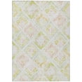 thumbnail image 1 of HomeRoots 603490 3 x 5 ft. Pink, Green & Beige Geometric Washable Indoor & Outdoor Rectangle Area Rug, 1 of 1