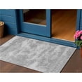 thumbnail image 1 of HomeRoots 610444 3 x 5 ft. Silver & Gray Abstract Washable Indoor & Outdoor Rectangle Area Rug, 1 of 1