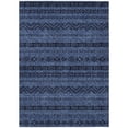 thumbnail image 1 of HomeRoots 587548 3 x 5 ft. Southwestern Washable Indoor & Outdoor Rectangle Area Rug, Navy Blue, 1 of 1