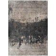 thumbnail image 1 of HomeRoots 606128 3 x 5 ft. Taupe & Charcoal Abstract Washable Indoor & Outdoor Rectangle Area Rug, 1 of 1