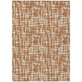thumbnail image 1 of HomeRoots 602533 3 x 5 ft. Terra Cotta, Tan & Ivory Abstract Washable Indoor & Outdoor Rectangle Area Rug, 1 of 1