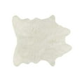 thumbnail image 1 of HomeRoots 317190 5.25 x 7.5 in. Cowhide Rug - Polar Bear, 1 of 2