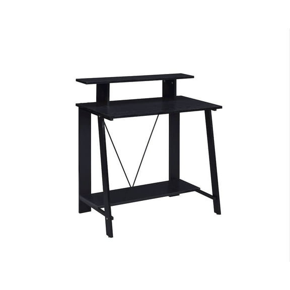 32" Black Writing Desk