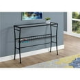 thumbnail image 1 of HomeRoots 332731 42 in. Black & Tempered Glass Hall Console Accent Table, 1 of 5