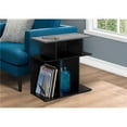 thumbnail image 1 of HomeRoots 332838 24 in. Black & Grey Top Accent Table, 1 of 5