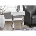 thumbnail image 1 of HomeRoots 333130 22.25 in. Particle Board & Chrome Metal Accent Table, 1 of 6