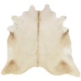 thumbnail image 1 of HomeRoots 334402 Champagne Brazilian Cowhide Rug, 1 of 1
