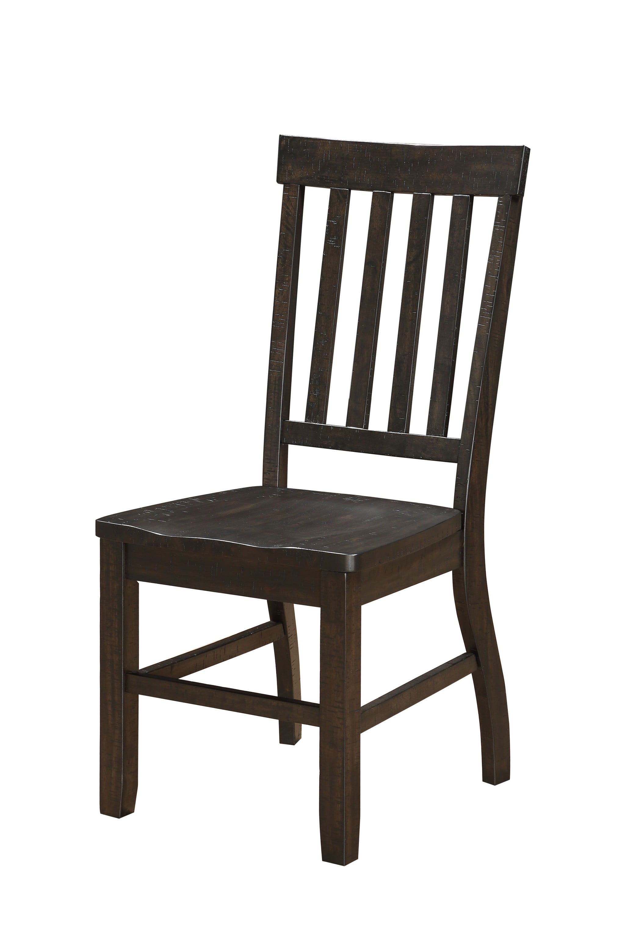 Amelia Medium Brown Wood Ladderback Side Chair