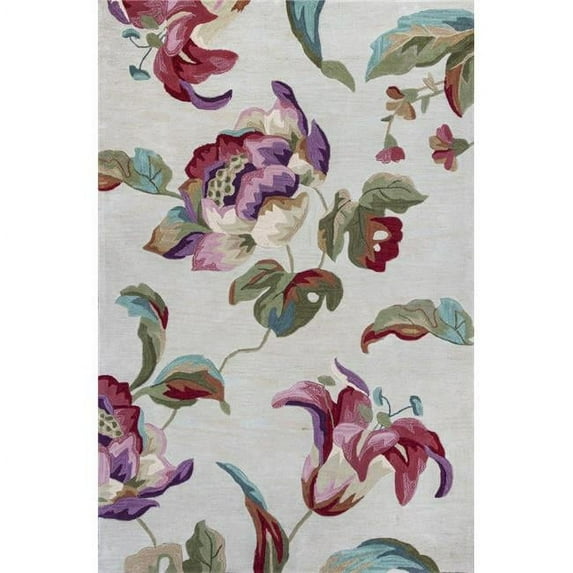 HomeRoots 349756 5 x 7 ft. 6 in. Polyester Beige Area Rug