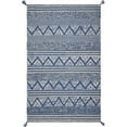thumbnail image 1 of HomeRoots 349799 5 x 7 ft. Polyester Blue Area Rug, 1 of 1