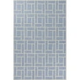 thumbnail image 1 of HomeRoots 350064 7 ft. 6 in. x 9 ft. 6 in. Wool Ice Blue Area Rug, 1 of 1
