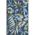 thumbnail image 1 of HomeRoots 350306 8 ft. x 10 ft. 6 in. Polyester Ocean Area Rug, 1 of 4
