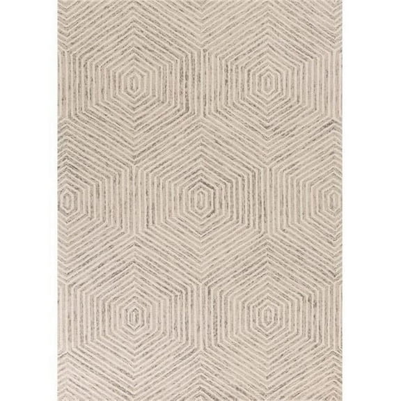 HomeRoots 350502 9 x 12 ft. Wool Ivory Area Rug