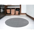 thumbnail image 1 of 6' Grey Round Indoor Shag Rug, 1 of 2