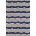 thumbnail image 1 of HomeRoots 352945 5 x 7 ft. Wool Putty & Indigo Area Rug, 1 of 1