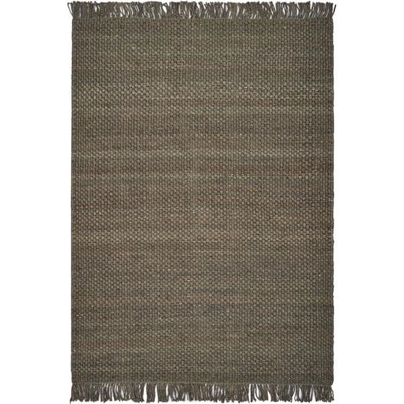 HomeRoots 353020 5 x 7 ft. Jute Slate Area Rug