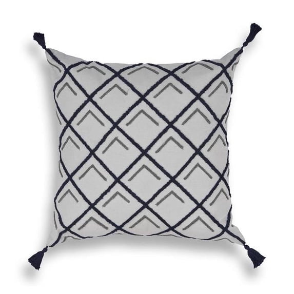 HomeRoots 353406 20 x 20 in. Navy Pillow
