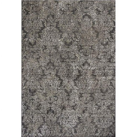 HomeRoots 353822 3 ft. 3 in. x 4 ft. 7 in. Viscose Taupe & Sand Area Rug