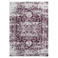 thumbnail image 1 of HomeRoots 366398 94 x 94 in. Wine Olefin & Frieze Round Rug, 1 of 5
