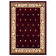 thumbnail image 1 of HomeRoots 367508 31 x 88 in. Burgundy Olefin & Polypropylene Runner Rug, 1 of 2