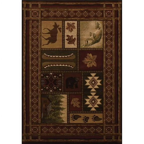 HomeRoots 368512 31 x 88 in. Toffee Polypropylene Runner Rug
