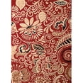 thumbnail image 1 of HomeRoots 368885 94 x 126 in. Red Polypropyelene Oversize Rug, 1 of 2