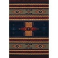 thumbnail image 1 of HomeRoots 369595 33 x 88 in. Navy Polypropylene Runner Rug, 1 of 2