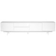 thumbnail image 1 of HomeRoots 370442 Crisp Lacquer Media TV Stand, High Gloss White, 1 of 5