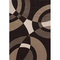 thumbnail image 1 of HomeRoots 371496 94 x 134 in. Polypropylene Oversize Area Rug, Black, 1 of 3