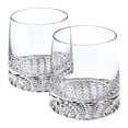 thumbnail image 1 of HomeRoots 376143 Mouth Blown European Crystal Whiskey Set Rocks or DOF Set - 4 Piece, 1 of 5
