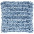 thumbnail image 1 of HomeRoots 386106 20 x 20 in. Loose Luscious Shag Light Blue Throw Pillow, 1 of 5
