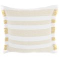 thumbnail image 1 of Yellow and White Soft Stripes Throw Pillow, 1 of 3