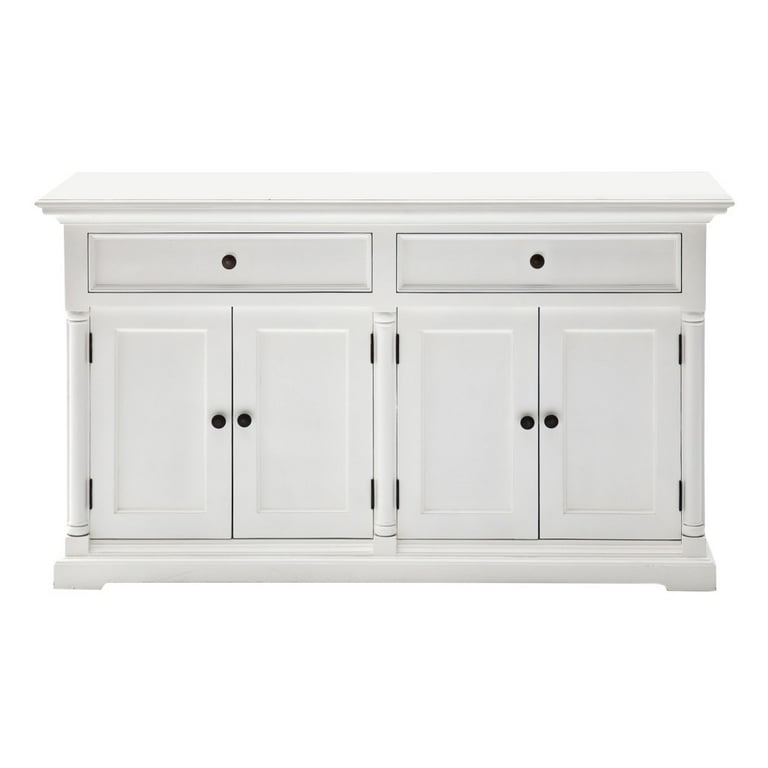 Modern Farm White Two Drawer Buffet Server